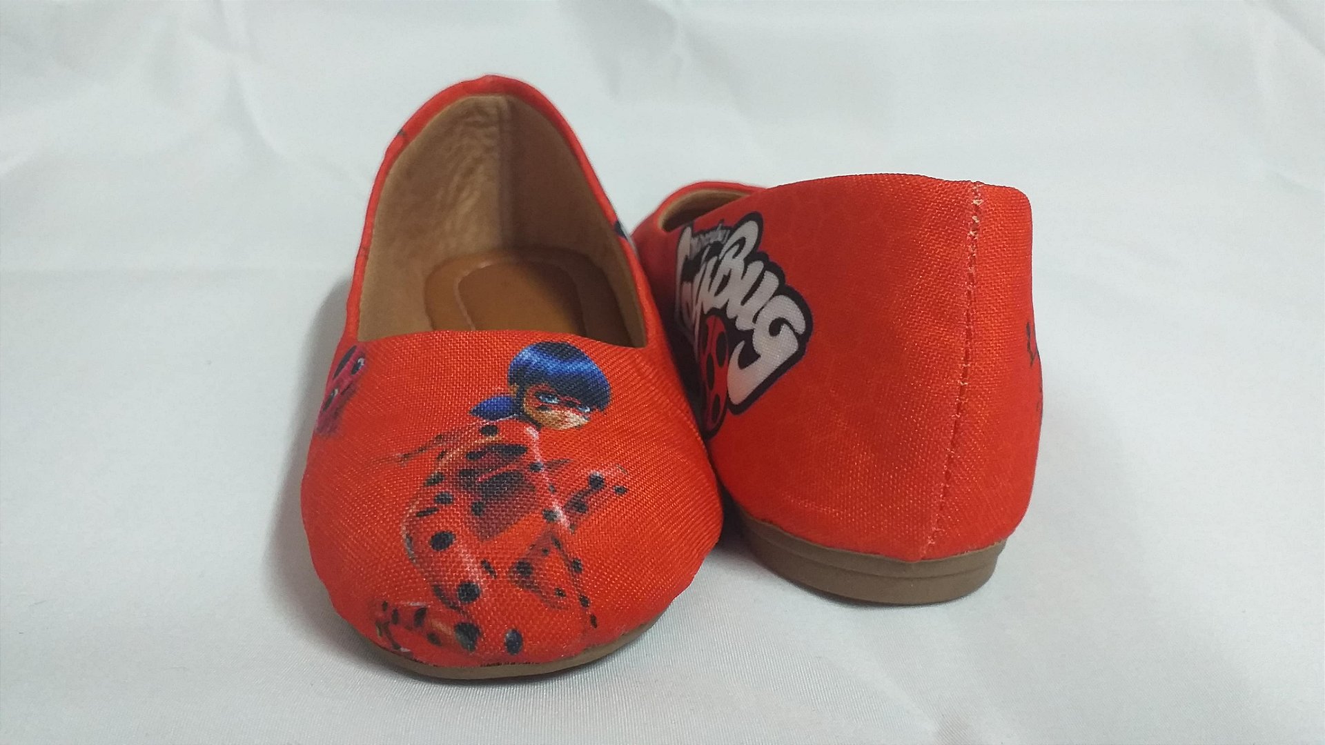 Sapatilha Ladybug Miraculous Infantil Sapatilha Feminina Tam. 23 ao 33.